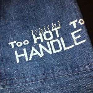 vintage high waist flare jeans